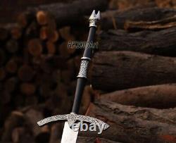 Hand Forged High Carbon Steel Viking Sword Sharp / Battle Ready Medieval Sword