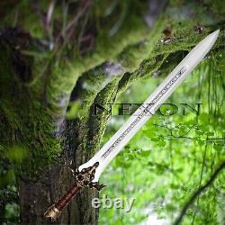 Hand Forged High Carbon Steel Viking Sword Sharp / Battle Ready Medieval Sword