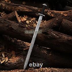 Hand Forged High Carbon Steel Viking Sword Sharp / Battle Ready Medieval Sword