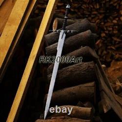 Hand Forged High Carbon Steel Viking Sword Sharp / Battle Ready Medieval Sword