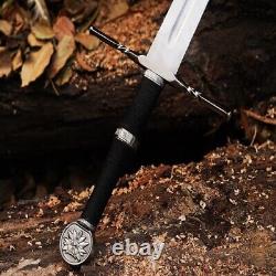 Hand Forged High Carbon Steel Viking Sword Sharp / Battle Ready Medieval Sword