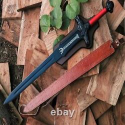 Hand Forged High Carbon Steel Viking Sword Sharp / Battle Ready Medieval Sword