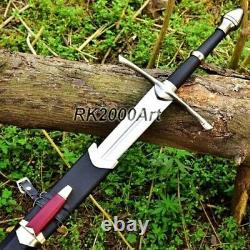 Hand Forged High Carbon Steel Viking Sword Sharp / Battle Ready Medieval Sword