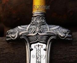 Hand Forged High Carbon Steel Viking Sword Sharp / Battle Ready Medieval Sword