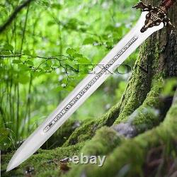 Hand Forged High Carbon Steel Viking Sword Sharp / Battle Ready Medieval Sword