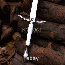 Hand Forged High Carbon Steel Viking Sword Sharp / Battle Ready Medieval Sword