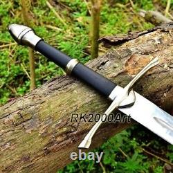 Hand Forged High Carbon Steel Viking Sword Sharp / Battle Ready Medieval Sword