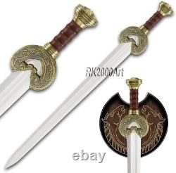 Hand Forged High Carbon Steel Viking Sword Sharp / Battle Ready Medieval Sword