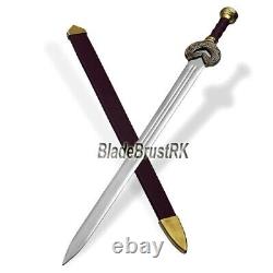 Hand Forged High Carbon Steel Viking Sword Sharp / Battle Ready Medieval Sword