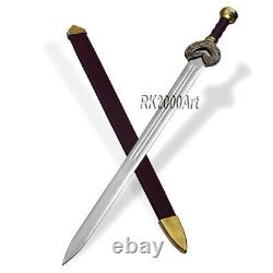 Hand Forged High Carbon Steel Viking Sword Sharp / Battle Ready Medieval Sword