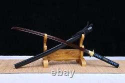Hand Made Folded Red Blade Japanese Katana Very Sharp Full Tang Samurai Sword
