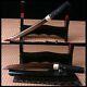 Hand Forged Japanese Tanto Sword Red&black Folded Steel Full Tang Sharp Blade