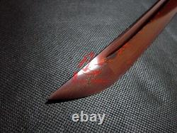 Hand forged folded steel titanium adsorb japanese katana demon tsuba sword sharp