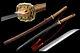 Handforged Folded And Clay-tempered High Carbon Steel Wwii 98 Samurai Sword