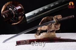 Handforged Quality Folded and Clay-tempered T10 Steel Samurai Sword Katana