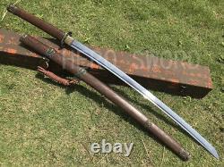 Handmade 1095 high carbon Japanese Tachi Full Tang Samurai Katana Sword Sharp