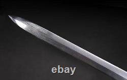 Handmade Chinese Wushu Sword Sharp Folded Damascus Steel KungFu Tang TaiChi Jian