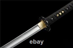 Handmade Damascus Folded Steel Samurai Katana Japanese Sword Full Tang Sharp