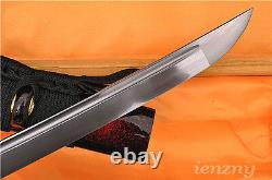 Handmade Japanese Samurai Katana Full Tang Sword Damascus Folded Steel Sharp