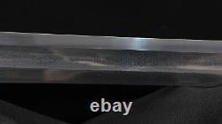 Handmade Viking Sword 1095 Folded Steel Iron Fittings Sharpened