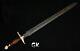 High Carbon Damascus Folded Steel Viking Sword Full Tang Handmade Razor Sharp Gk
