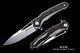 High-end Drop Point Knife Folding Pocket Hunting M390 Steel Mokume Timascus Cf S