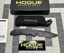 Hogue 24299-LIM Carbon Fiber DEKA COLLECTOR SERIES Clip Pt. 20CV Folding Knife