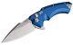 Hogue 34573-exlrsr Blue Tumbled Spear Folding Knife Pocket Folder