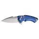 Hogue 34573-exlrsr Blue Tumbled Spear Folding Knife Pocket Folder
