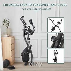 Home Cycling Bike Indoor Folding Stationary Upright Exercise X-bike LCD Monitor