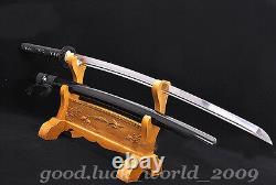Japan Samurai Sword Katana Folded High Carbon Steel Razor Sharp Battle Ready #72