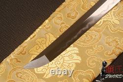 Japanese Dragon Sword Samurai Katana Clay Tempered Folded Steel Hardened SHARP