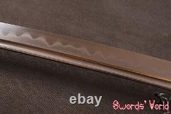 Japanese Katana Sword Full Tang Clay Tempered Folded 1095 Carbon Steel Sharp