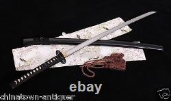 Japanese Samurai Sword Broadsword Katana Hand Folded High Carbon Steel Shar#2453