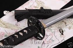 Japanese Samurai Sword Broadsword Katana Hand Folded High Carbon Steel Shar#2453