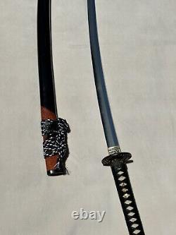 Japanese Type Hand Folded 1095/1075 Super-high Grade Steel Clay-tempered Katana