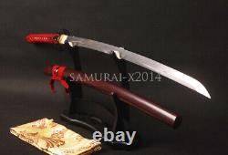 Japanese samurai katana sharp sword folded steel full tang Unokubitsukuri blade