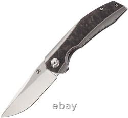 Kansept Accipiter Folding Knife 3.63 S35VN Steel Blade Titanium/Carbon Handle