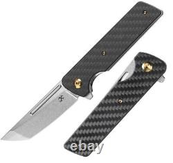 Kansept Knives Anomaly Folding Knife 3.13 CPM S35VN Steel Blade Carbon Fiber/G10