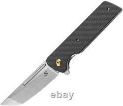 Kansept Knives Anomaly Folding Knife 3.13 CPM S35VN Steel Blade Carbon Fiber/G10