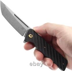 Kansept Knives Anomaly Folding Knife 3.13 CPM S35VN Steel Blade Carbon Fiber/G10