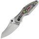 Kansept Knives Baba Yaga Titanium & 80s Carbon Fiber Folding 20cv Knife 1074a4