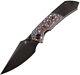 Kansept Knives Fenrir Black Titanium & Carbon Fiber Folding S35vn Knife 1034a10