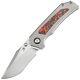 Kansept Knives Fermi Linerlock Titanium & Carbon Fiber Folding 20c Knife K1122a3