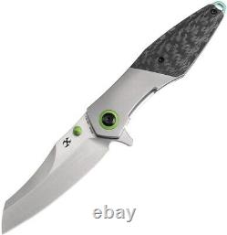 Kansept Knives Folding Knife 3.25 CPM 20CV Steel Blade Titanium/Carbon Fiber