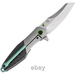 Kansept Knives Folding Knife 3.25 CPM 20CV Steel Blade Titanium/Carbon Fiber