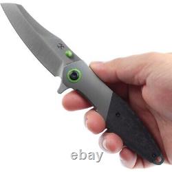 Kansept Knives Folding Knife 3.25 CPM 20CV Steel Blade Titanium/Carbon Fiber