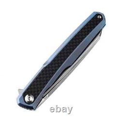 Kansept Knives Folding Knife 3.50 CPM-S35VN Steel Blade Titanium/Carbon Fiber