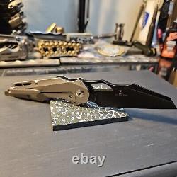 Kansept Knives Genesis Folding Knife 3.5 CPM S35VN Steel Blade Titanium Handle