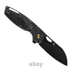 Kansept Knives Model 6 Folding Knife 3.25 CPM-20CV Steel Blade Carbon Fiber